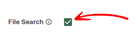 Enable File Search