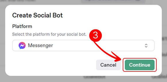 Continue Button
