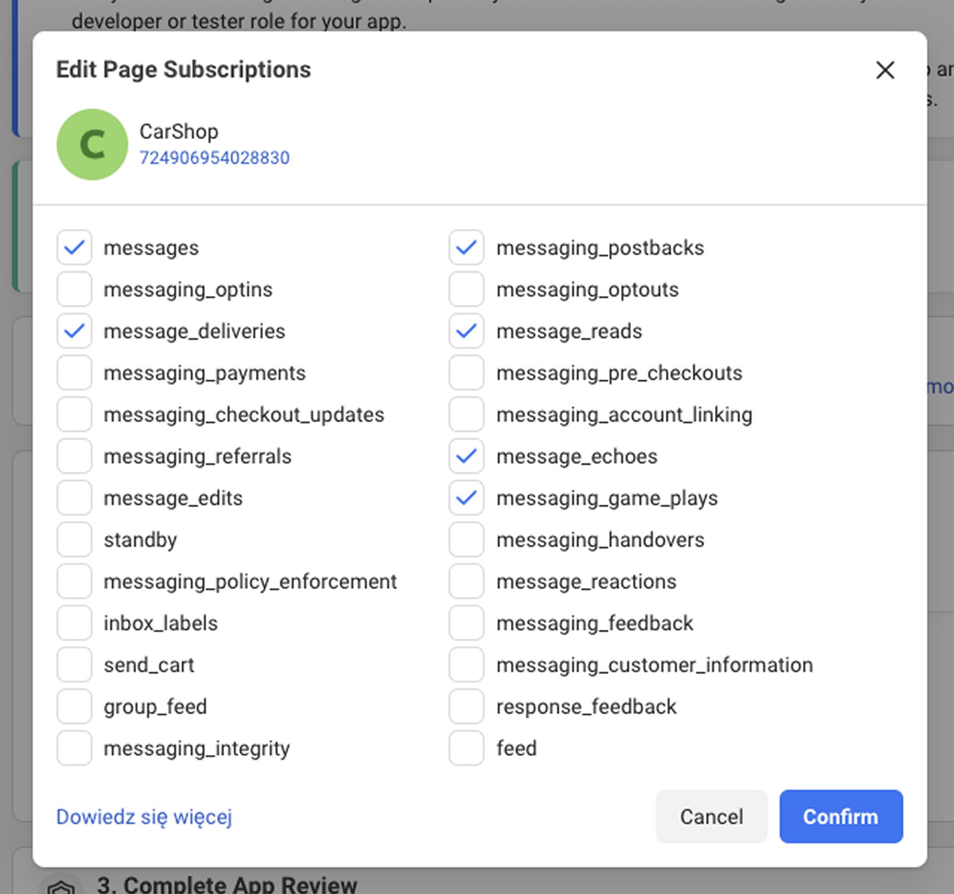 Select Webhook Subscriptions
