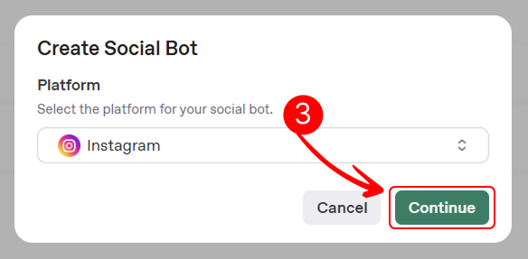 Continue Button