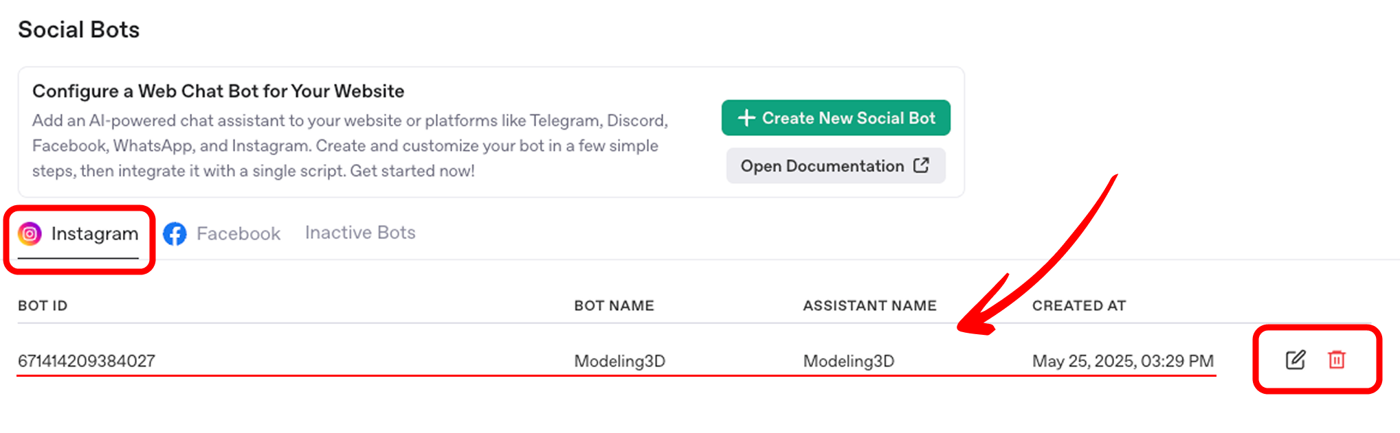 Created Instagram Bot