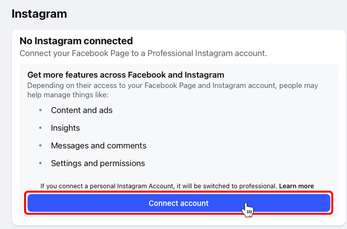 Instagram Login Prompt