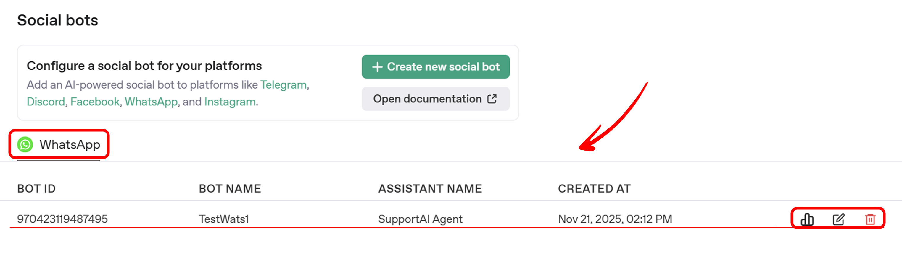Created WhatsApp Bot