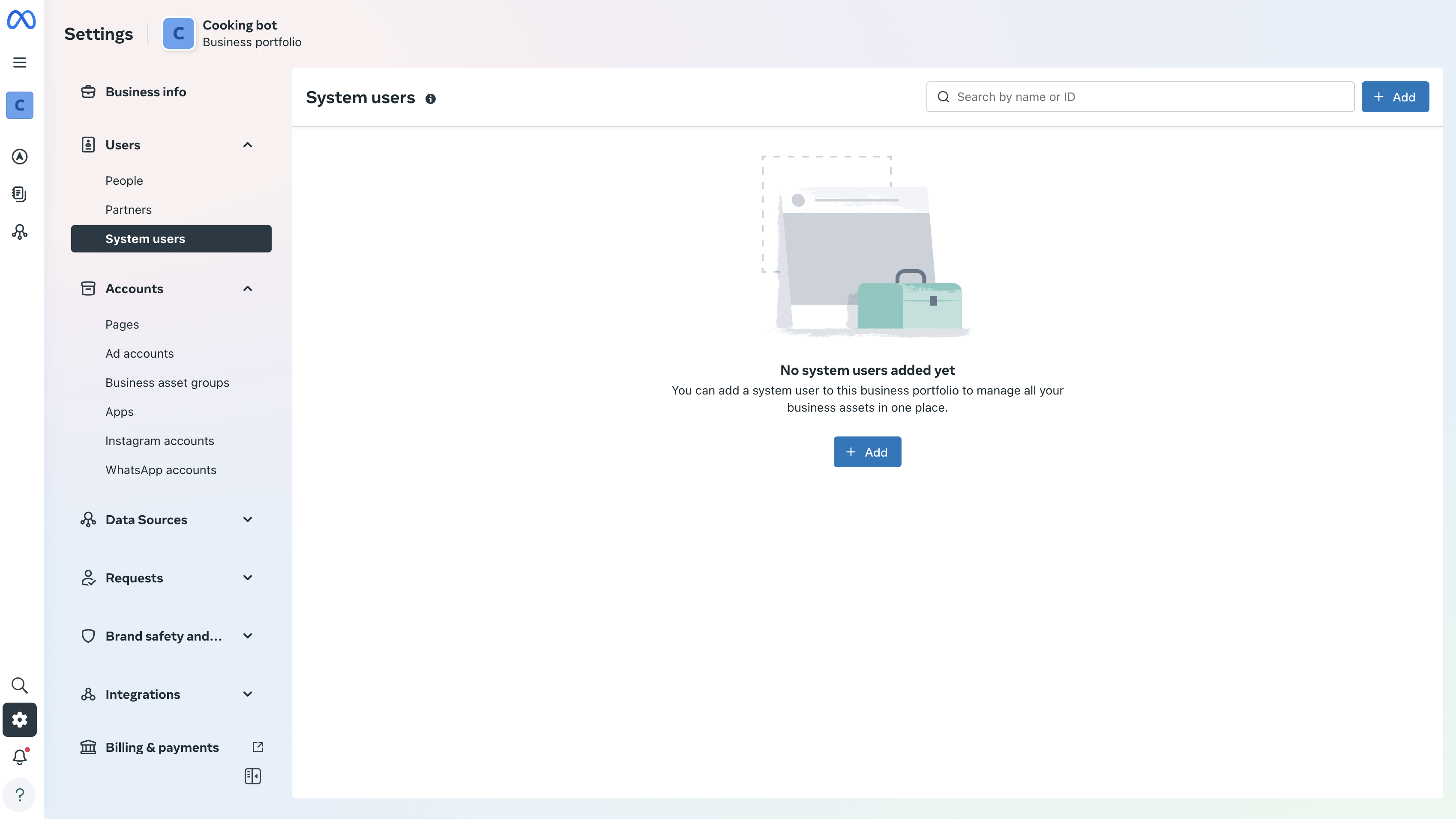 System Users in Business Settings